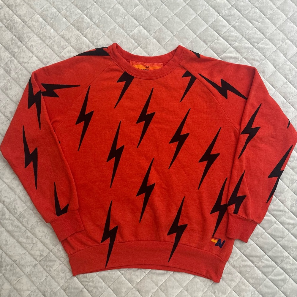 Aviator Nation Bolt Stitch Crewneck